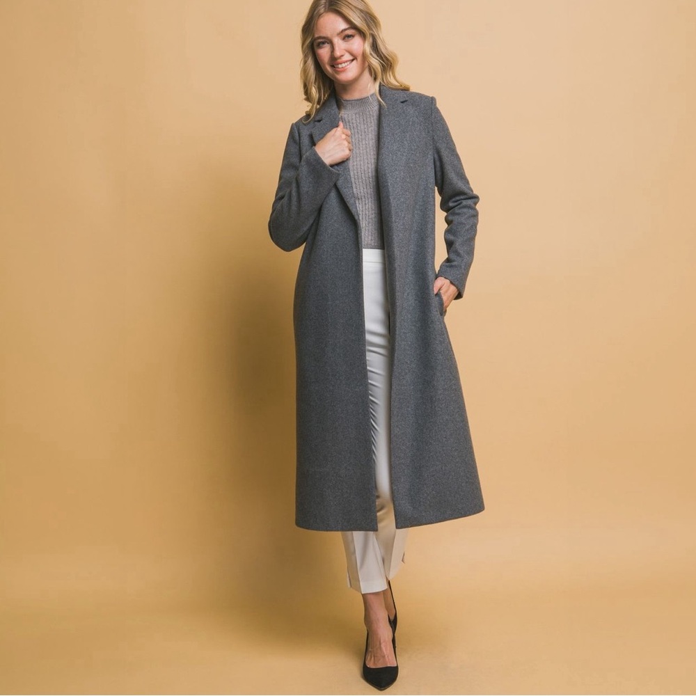 Gray coat